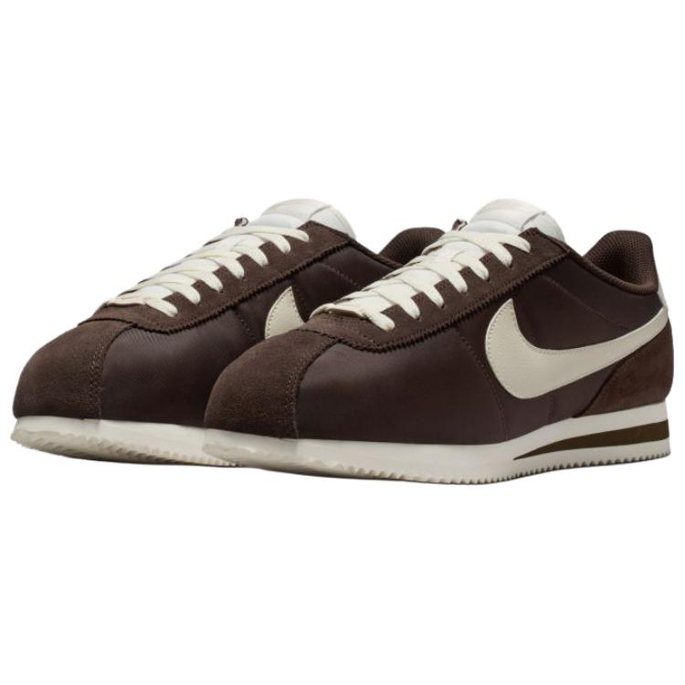 New Nike Cortez Textile Abrasion Resistant Low Top Casual Shoes Men's Brown HF0263-200