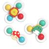 3PCS Suction Cup Spinner Toy Baby Bath Funny Game Educational Toys For Children Girls Boys Infant Sensory Stress Reliever Gifts