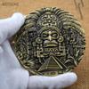 Mayan AZTEC CALENDAR Souvenirs Predict Commemorative Coins Art Collection Gifts Commemorative Coins Collections Interesting