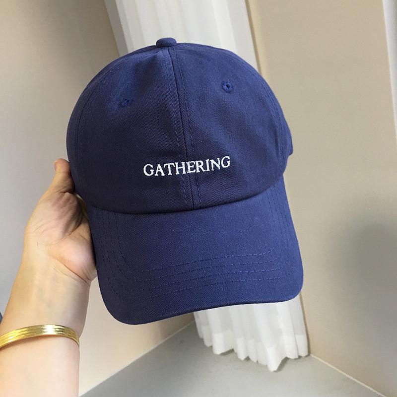 Унисекс Регулируемая бейсболка из дышащей ткани с модной вышивкой букв