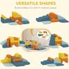 9 Piece Soft Play Set Kids Soft Play Foam Blocks With Detachable Cover For Climbing And Crawling