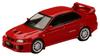 Hobby Japan HJ64 Mitsubishi Lancer GSR Evolution 5 1998 with Mud Flap Palmer Red Finished Product 1/64 (CP9A)