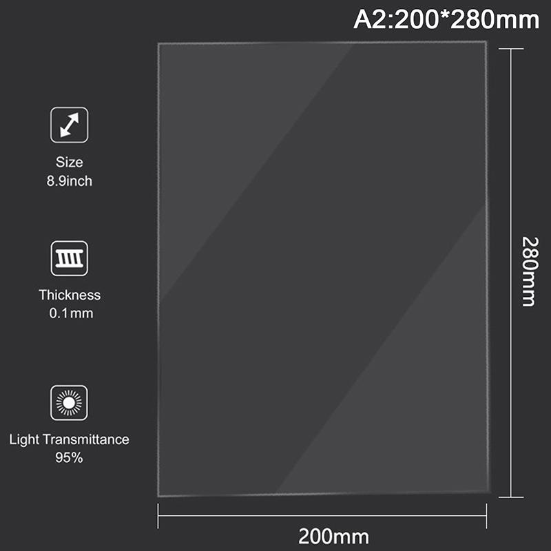 2 шт. Пленка FEP для Anycubic Photon Mono X Для деталей принтера Elegoo Saturn