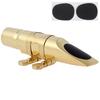 Tenor bB Saxophone Mouthpiece Gold Plated Copper Brass 8C Sax Mouth for Jazz Music