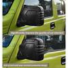 Для Suzuki Jimny JB64 JB74 2018 2019 2020 2021 2022 2023 2024 2025 Матовый черный Накладка на зеркало заднего вида автомобиля LHD RHD ABS 1 пара