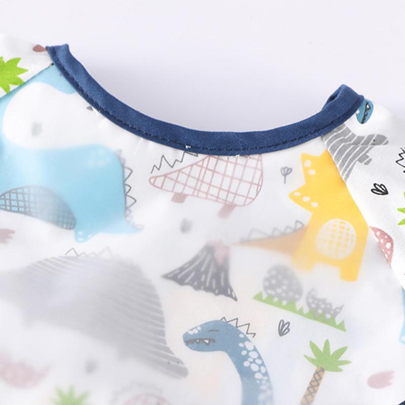 Baby Bib, Eating Apron with Sleeves and Premium Bowl