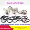 Black Conical O-Ring Gasket Kit: Radiator Drain Valve, Manifold Plug Washer, Inlet & Outlet Valve Seals