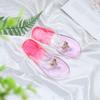 Модные женские шлепанцы на плоской подошве с градиентным цветом, мягкие шлепанцы, обувь для женщин, хрустальные, высокого качества, летние шлепанцы, распродажа 2025, тренд на сандалии