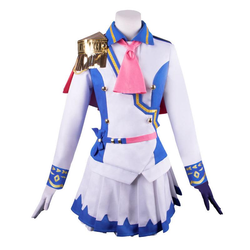Anime Umamusume: Pretty Derby Tokai Teio Cosplay Neutral Clothing Wig Tops and Skirts Halloween Carnival Costumes