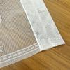 3 шт./набор Жаккардовое кружево DIY Европейская кофейная занавеска Белая вязаная кухонная полупрозрачная
