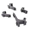 Kitchen Plastic Black Easels Dishes Plate Holder Display Stand Picture Frame Stand