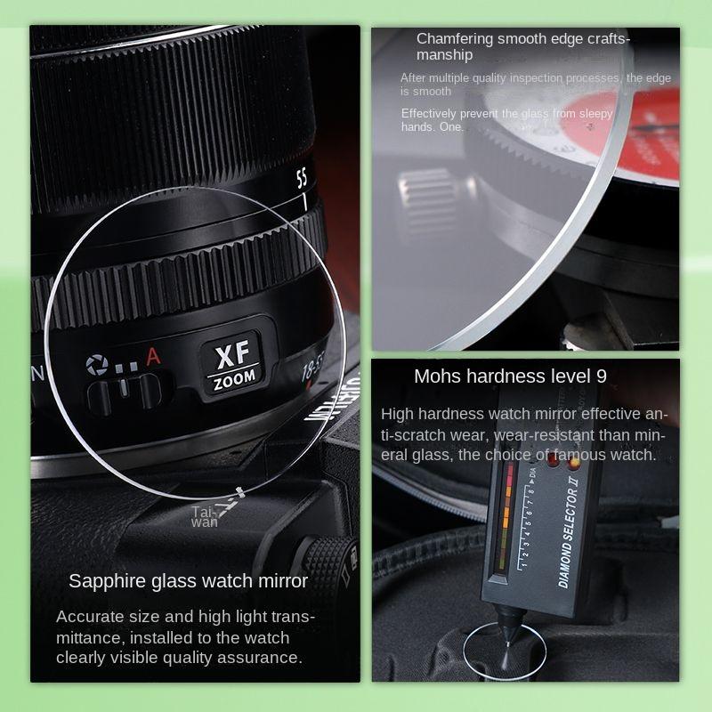 Стекло для часов, маска для линзы для Citizen Sky Eagle 2-го поколения Blue Angel серии AT8020 JY8085 JY8078, сапфировое стекло, детали для часов
