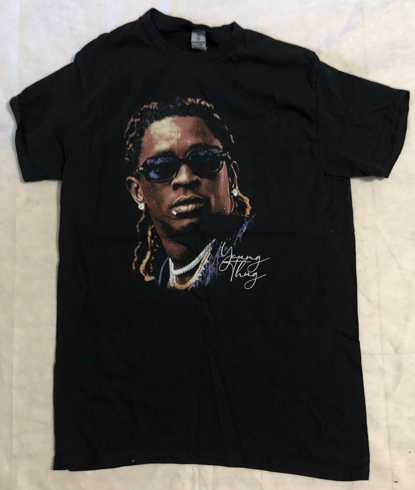Винтажная футболка с лицом Young Thug Черная футболка Мужская Все размеры S-345XL HRO130 Унисекс футболка