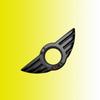 1PCS Be Suitable F55 R50 R53 R56 R60 R57 Cooper Delicate Door Pin Lock Wing Emblem Badge Stickers Car Door Metal Sticker