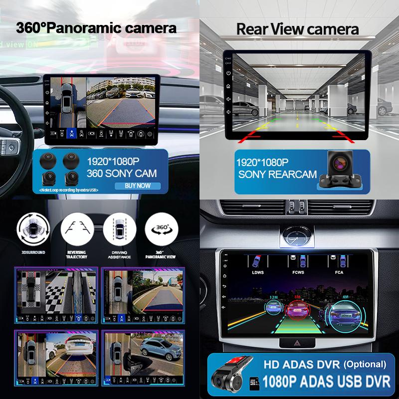 Android 14 Car Radio For Toyota RAV4 Rav 4 2001 - 2006 Multimedia Player Carplay QLED Touch Screen Auto Stereo 4G WIFI