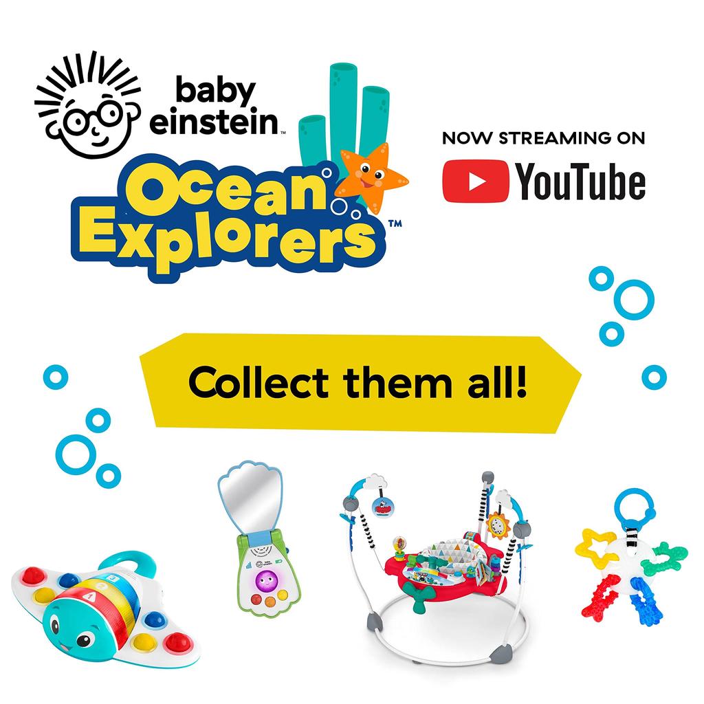 Мягкая музыкальная игрушка Baby Einstein Neptune - милая черепаха-композитор, месяцы и развивающая игрушка с различными формами и иностранными и музыкальными инструментами Игрушка, (6