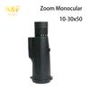 Ручной телескоп с зумом 10-30x50, монокуляром с адаптером и штативом для наблюдения за птицами со смартфона