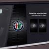 WPKMR1 Car Emblem Center Pillar Sticker Auto Door Decorative Stickers For Alfa Romeo 156 159 147 4C 8C 166 Giulia Giulietta Mito