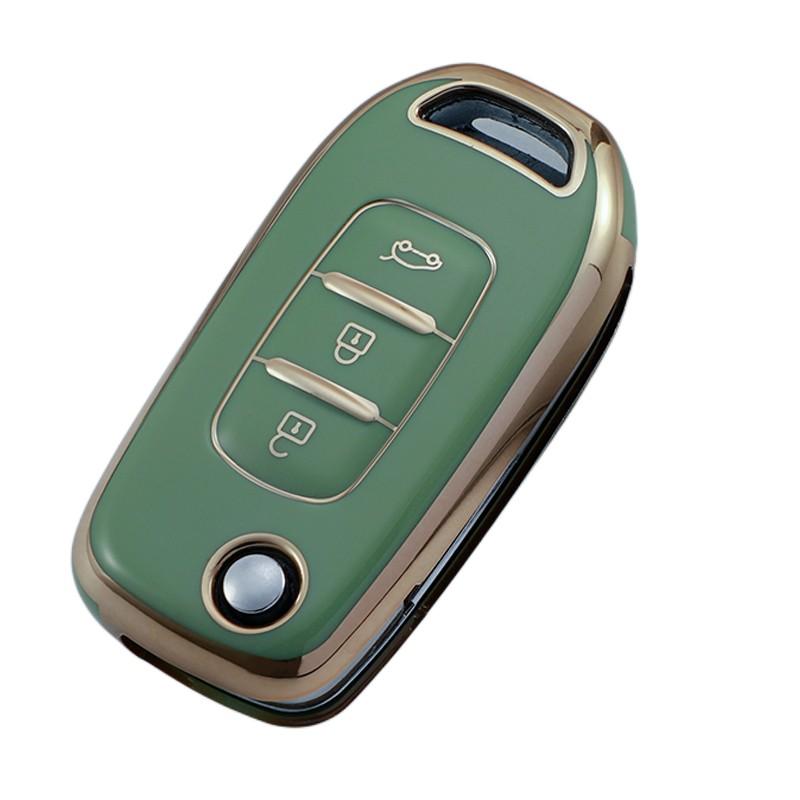 Чехол для ключей из ТПУ, брелок для Renault Kadjar Captur Megane 3, символ Logan 2 Sandero 2, Dacia Duster, аксессуары для ключей