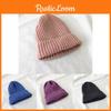 Warm Cotton Comfortable Knit Hat For Winter Versatile Colors Beanie Hightop