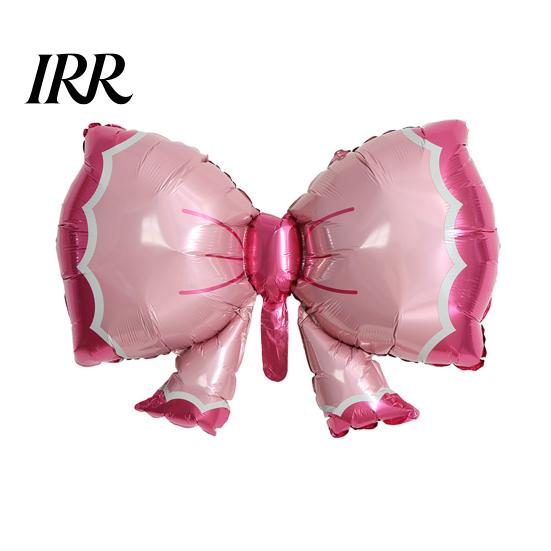 Leak-proof Balloon 29 Inch Giant Bow Large Aluminum Foil Balloons Shaped for Birthday Party Bachelorette Bridal Engagement Wedding Anniversary