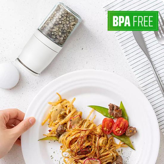 Мельница для перца с регулируемой толщиной, бытовая ручная стеклянная шлифовальная бутылка для черного перца, шлифовальная бутылка для морской соли с кунжутом