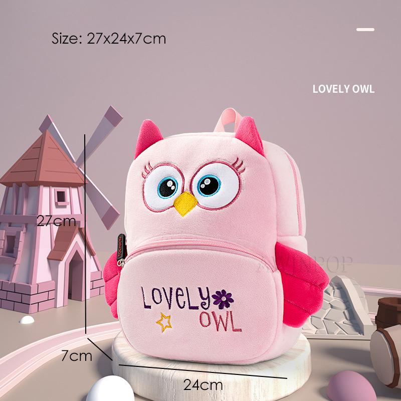 Модные 3D-рюкзаки с изображением льва из мультфильма для мальчиков, школьные сумки для детей детского сада, плюшевые рюкзаки для малышей