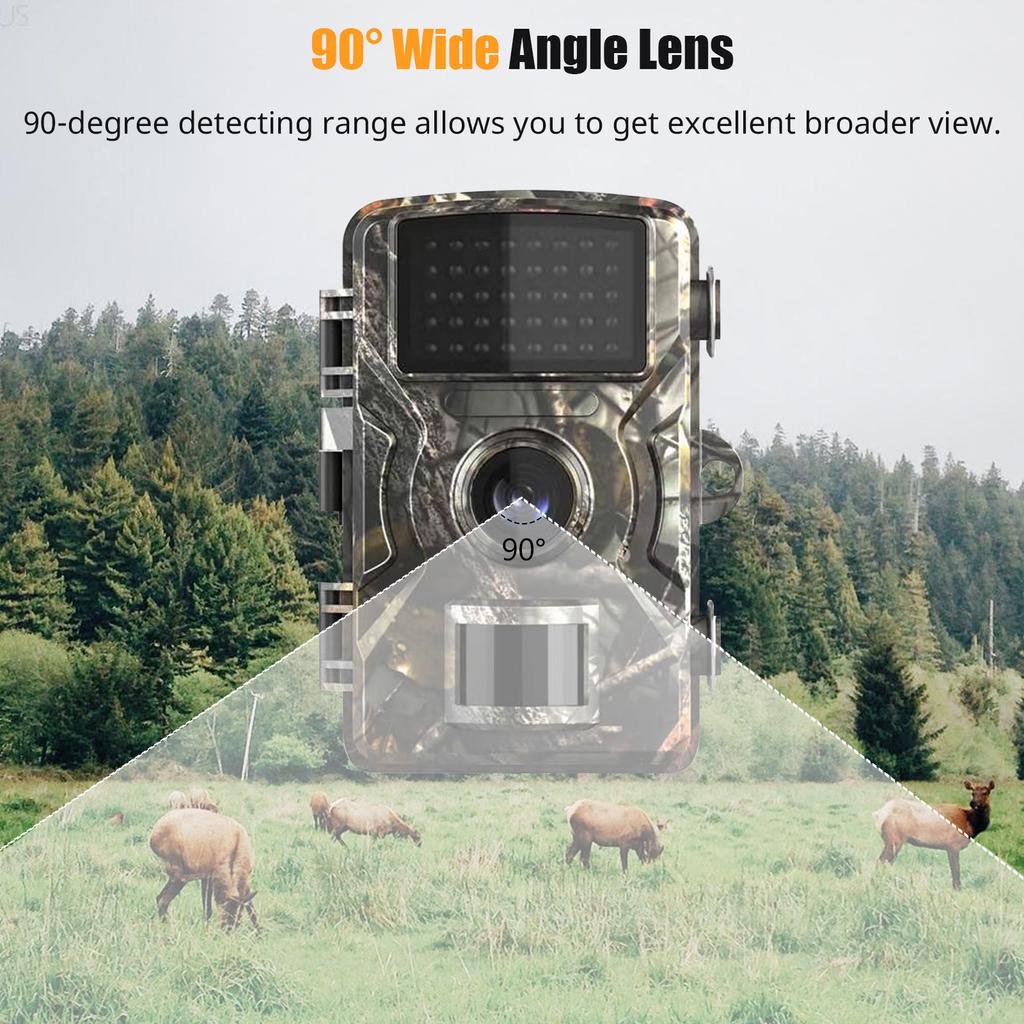 1080P Trail Game Hunting Camera With IR Night Vision, Motion Detection, IP66 Waterproof, 0.6S