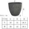Frosted Balcony Plant Pot Large-capacity Succulent Flowerpot Plant Growth Cultivation Pot  for Home