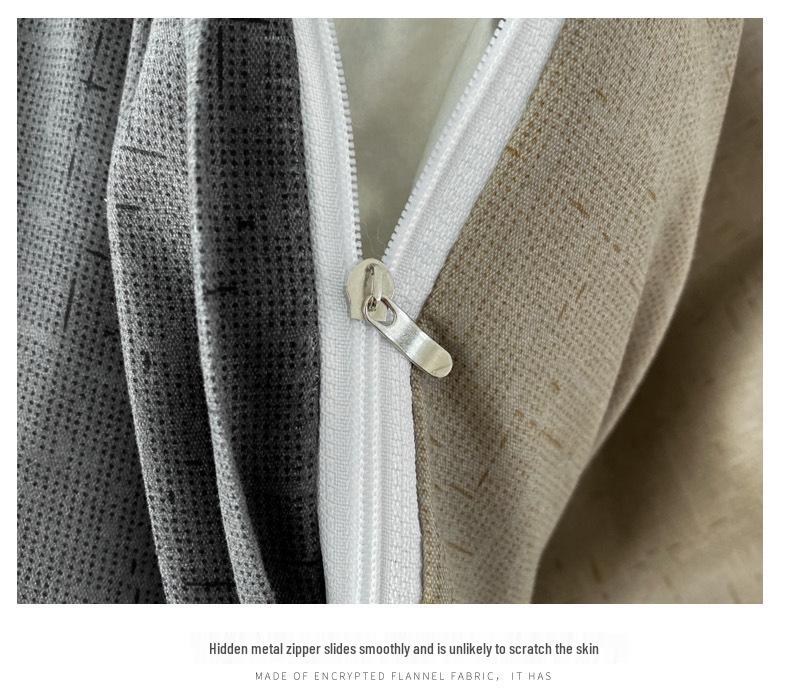 Washed Cotton Skin-Friendly Duvet Cover for Single/Double Bed - Simple & Fresh Design