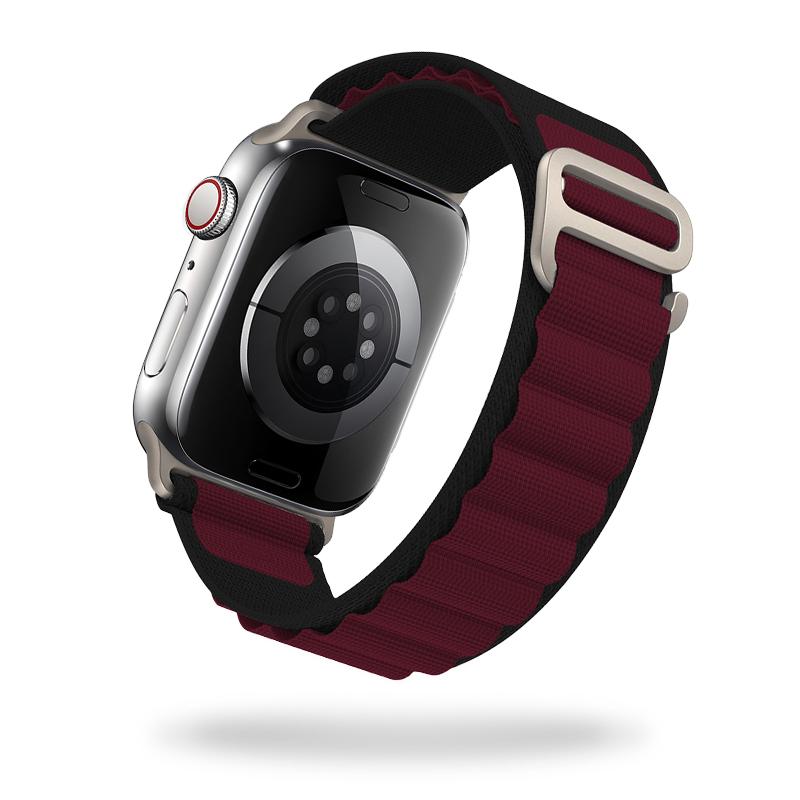 Ремешок Alpine Loop для Apple Watch ultra 45 мм, 41 мм, 44 мм, 40 мм, 49 мм, 42 мм, 38 мм, металлический браслет iWatch Ultra SE 8, 7, 6, 5, 4, нейлоновый ремешок