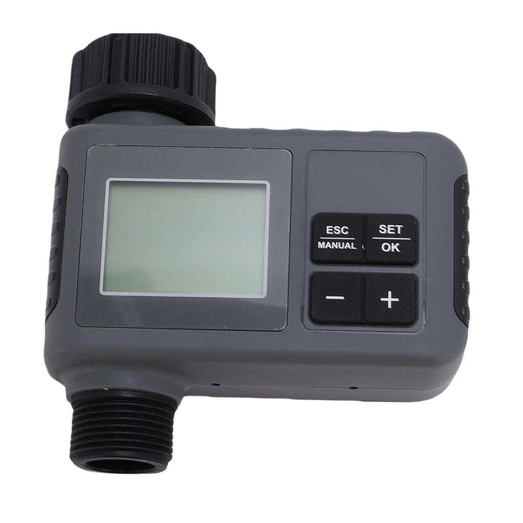 Автоматический таймер полива ЖК-дисплей Контроллер полива по времени для крана 3/4-1/2 дюйма Открытый сад Двор