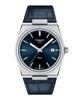 T1374101604100 Часы Tissot PRX с кожаным ремешком, синий циферблат