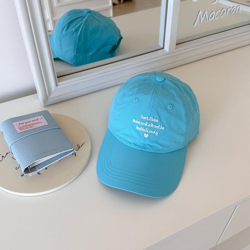 English Love Spring And Summer Hat Baseball Cap Outdoor Sports Quick Drying Breathable Men'S And Women'S Fashion Cap
