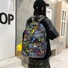 Старшая школа Средняя школа Большая вместимость Школьная сумка Рюкзак с граффити Студенческая сумка Уличный Мужской Женский Студент колледжа Дорожный рюкзак