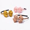 20 Colors Cute Bowknot Baby Girl Hair Band Ribbon Handmade Hair Bows Tiaras Hairbands Headbands Headwear Hair Accessories