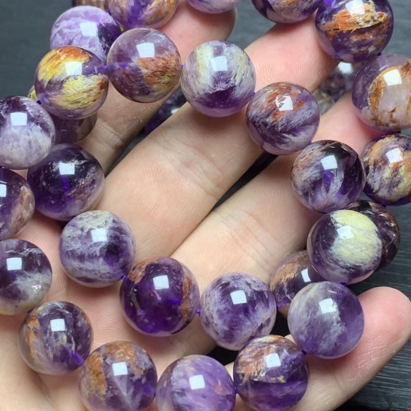 BLINGBAY Women's Beaded Bracelet Retro Accessories Purple Crystal Bracelet Sweet Style Girls Accessories Modern Jewelry Gifts