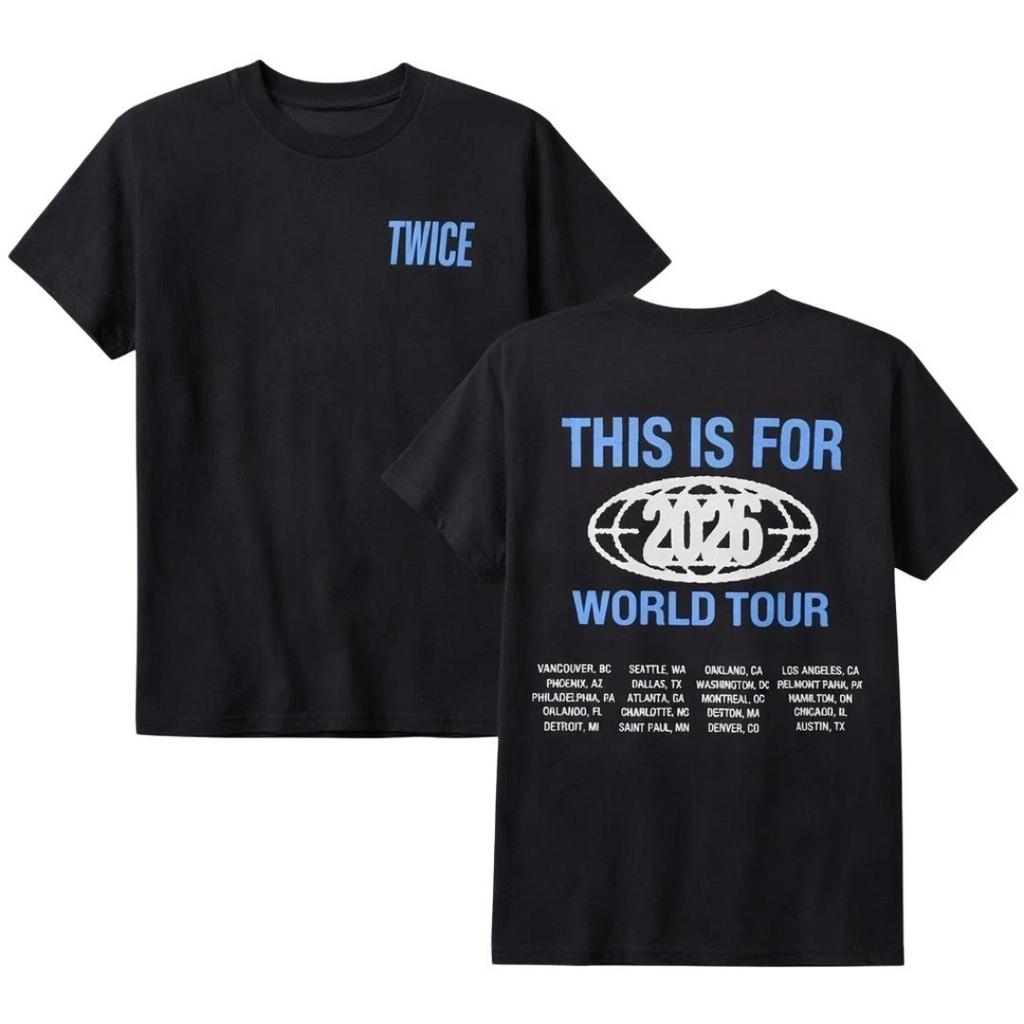 SALE! TWICE This Is For 2026 Tour LA Pop-up T-shirt