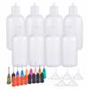 BENECREAT 8-Piece 50/100ml Needle Tip Bottle Set, Multipurpose Precision Applicator Bottle Set with Colorful Needle Tips for DIY, Arts, and Crafts