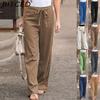 Women's Fashion Casual Solid Color Print Pants & Capris