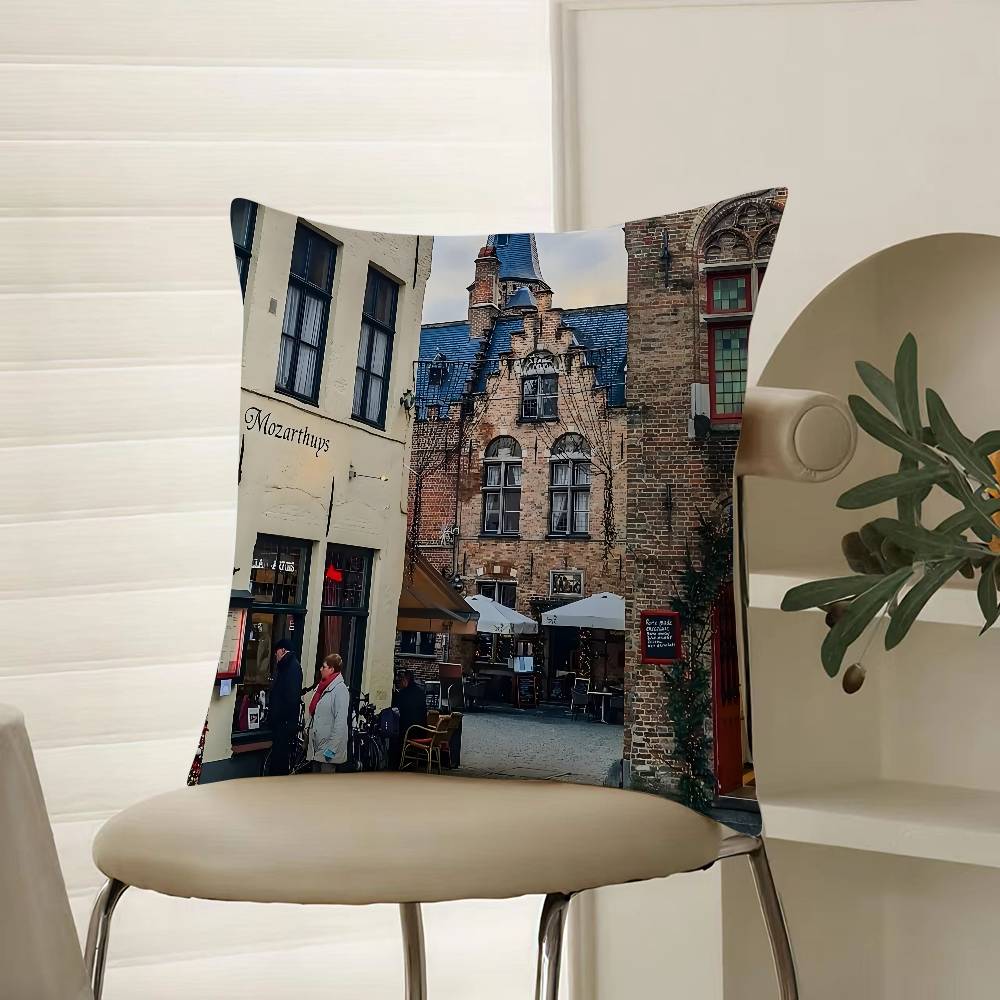 Мода Странствующий Манчестер Сити Наволочка Комфорт Диван-кровать Шелковистая элегантная Невидимая молния Декоративная наволочка