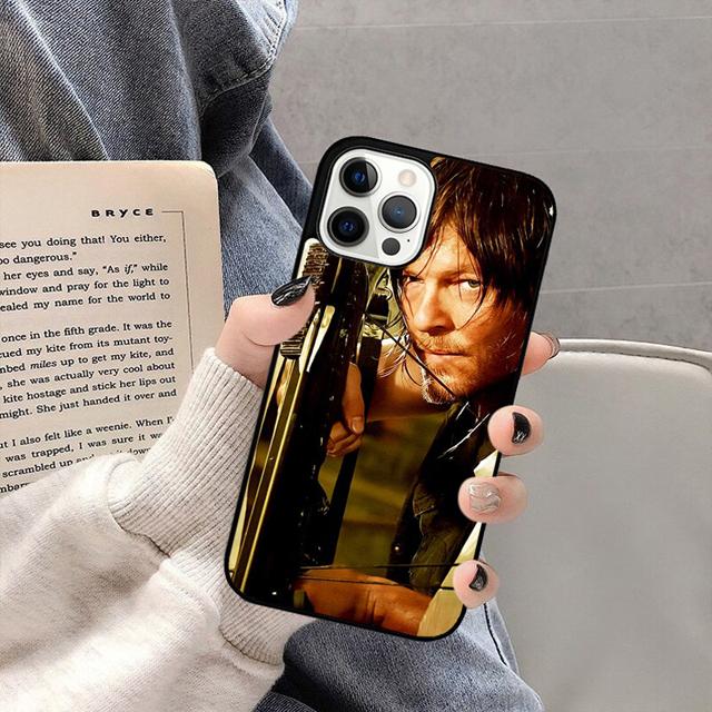 Daryl Dixon Wings Zombie Phone Case Back Cover for iPhone 17 Air 16 15 14 13 11 12 Pro Max Plus Shell Coque