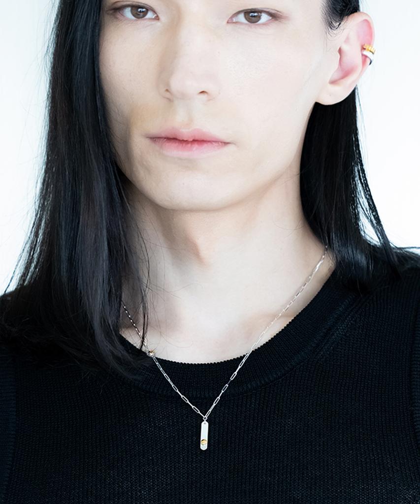 Begins Time Screw Gear Necklace