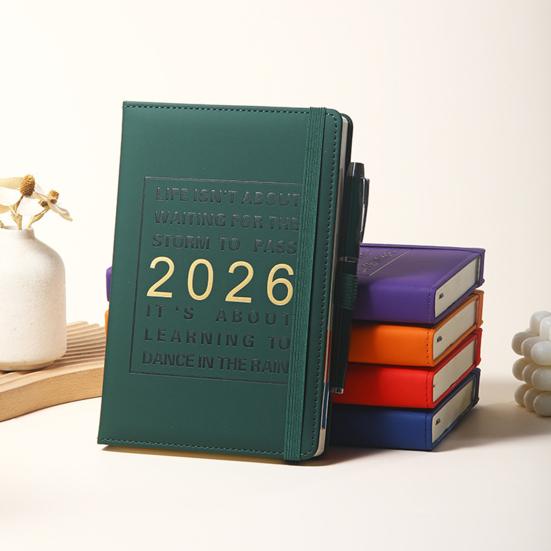 2026 Weekly Planner Daily Productivity Notebook with Monthly Layout Hardcover Organizer for Work School