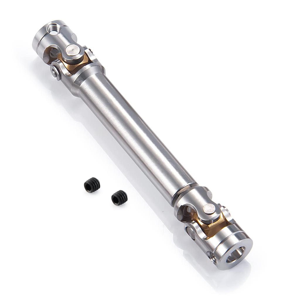 TRZX RC Metal Drive Shaft 40-260mm Upgrade Part for 1:14 Tamiya Trailer Tractor Truck RC Crawler Car (70-90mm)