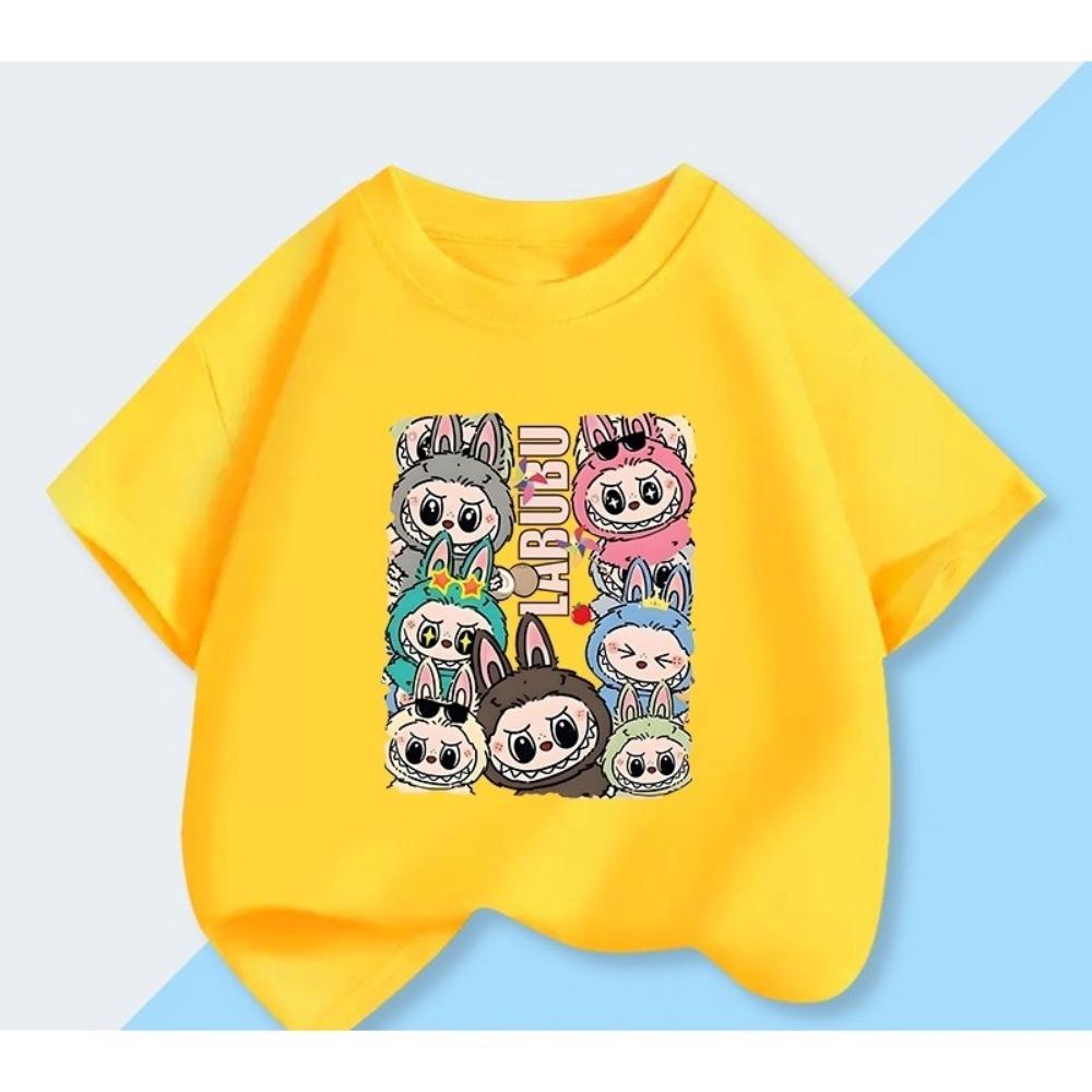 Monster Short-sleeved for Girls Fashionable Summer Clothes Half-sleeved Top