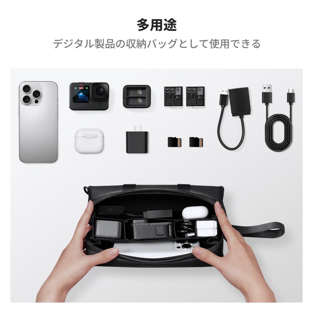 Сумка для переноски DJI Osmo Pocket Gadget Storage Water Lightweight, очень подходит для использования K&F 3, водонепроницаемая, ударопрочная, сумка, чехол,