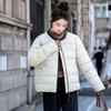 Light and thin short cotton-padded clothes for women's winter new warm cotton-padded jackets, small fashion cotton-padded clothes.