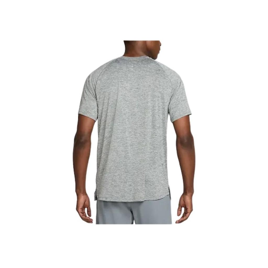 Nike Футболка с коротким рукавом и логотипом, однотонная, мужская, серая, HV5203-084