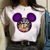 Fashion Disney Villain Queen Women T-shirt Harajuku 90s Ladies Aesthetic Friends T-shirt Kawaii Summer Short Sleeves T Shirt